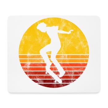 Skateboarder Skateboard Skater Skate Skateing - Mousepad (Querformat) - Weiß - Vorne