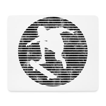 Skateboarder Skateboard Skater Skate Skateing - Mousepad (Querformat) - Weiß - Vorne