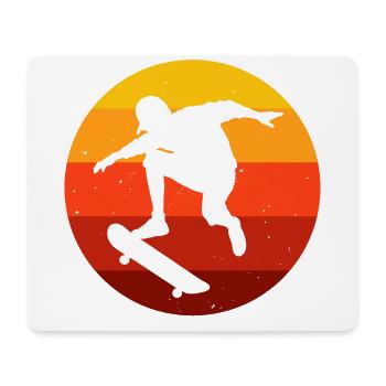 Skateboarder Skateboard Skater Skate Skateing - Mousepad (Querformat) - Weiß - Vorne
