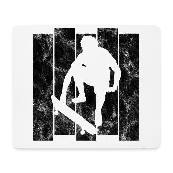 Skateboard Skateboarder Skater Skate Skateing - Mousepad (Querformat) - Weiß - Vorne
