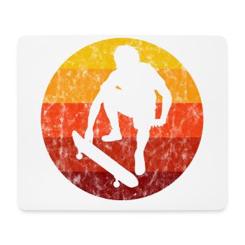 Skateboard Skateboarder Skater Skate Skateing - Mousepad (Querformat) - Weiß - Vorne