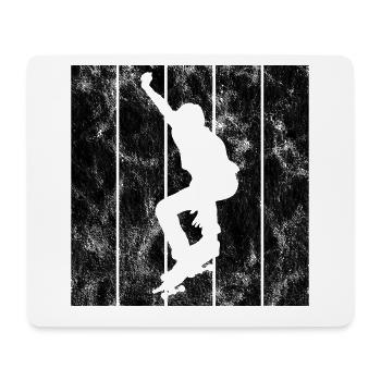 Skateboard Skateboarder Skater Skate Skateing - Mousepad (Querformat) - Weiß - Vorne