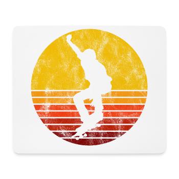 Skateboard Skateboarder Skater Skate Skateing - Mouse Pad (horizontal) - white - Front