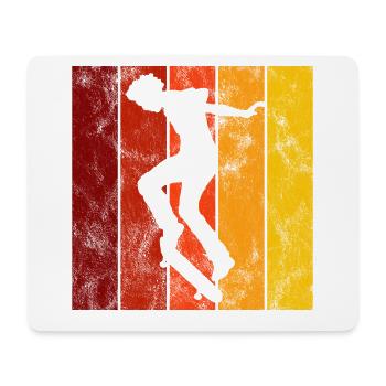 Skateboard Skateboarder Skater Skate Skateing - Mousepad (Querformat) - Weiß - Vorne