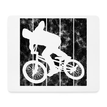 BMX Bike Bike Retro Gift Bicycle Motocross - Mouse Pad (horizontal) - white - Front