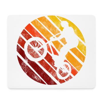 BMX Bike Bike Retro Gift Bicycle Motocross - Mouse Pad (horizontal) - white - Front