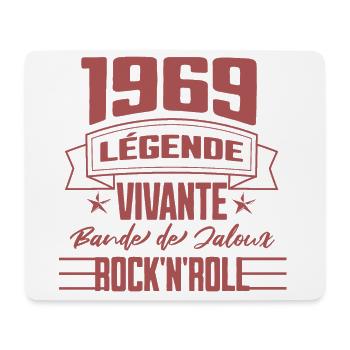 1969 Living Legend, Rock'n'Roll color - Mouse Pad (horizontal) - white - Front