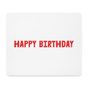 ALLES GUTE ZUM GEBURTSTAG. ALLES GUTE ZUM GEBURTSTAG. JAHRESTAG. - Mousepad (Querformat) - Weiß - Vorne