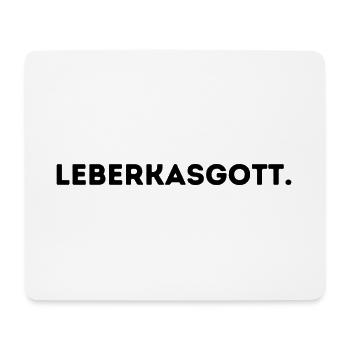 Leberkasgott. - Mousepad (Querformat) - Weiß - Vorne