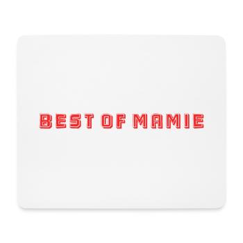 MAMIE. FÊTE DES MÈRES. BONNE FÊTE MAMIE. JE T'AIME - Tapis de souris (format paysage) - blanc - Devant