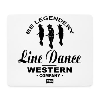 Line Dance - Country Music - Mouse Pad (horizontal) - white - Front
