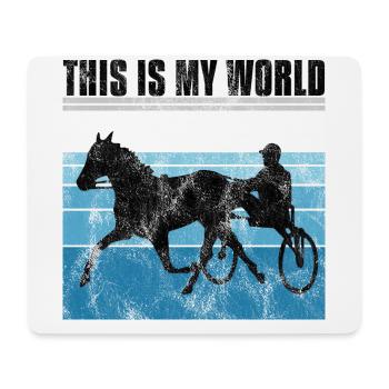 This is my World Trotting Races Retro - Mouse Pad (horizontal) - white - Front