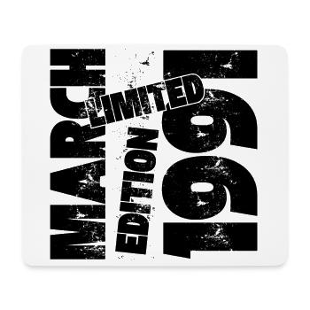 MÄRZ 1991 LIMITIERTE AUFLAGE - Mousepad (Querformat) - Weiß - Vorne