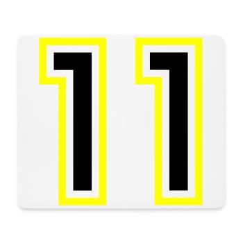 11 Number College - Mouse Pad (horizontal) - white - Front