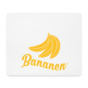 Jogging because of the bananas gift for runners - Mouse Pad (horizontal) - white - Front