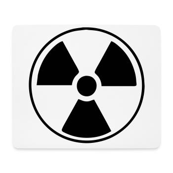 Radioactive Radioactive Symbol Pictogram Vector - Mouse Pad (horizontal) - white - Front