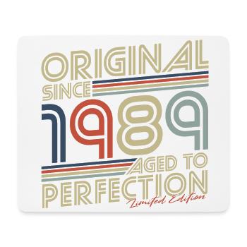 Original 1989 Vintage Vintage Retro Birthday - Mouse Pad (horizontal) - white - Front