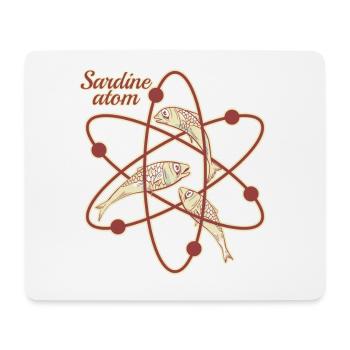 Marine biologist funny Sardines - Mouse Pad (horizontal) - white - Front