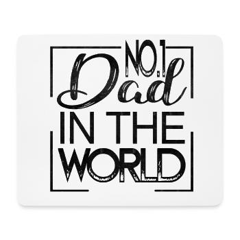 Dad father - Mouse Pad (horizontal) - white - Front
