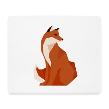 Fuchs - Mousepad (Querformat) - Weiß - Vorne