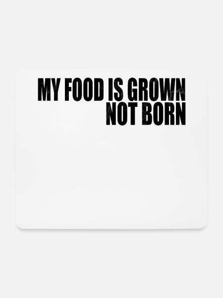 Veganer Veganerin Vegan - Mousepad (Querformat) - Weiß
