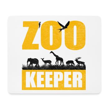 Zoo Zoology Animal Park Animal Animals Safari Africa - Mouse Pad (horizontal) - white - Front