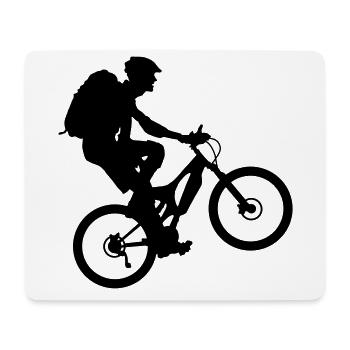 Bike - Mousepad (Querformat) - Weiß - Vorne
