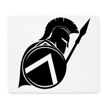 Spartaner - Mousepad (Querformat) - Weiß - Vorne