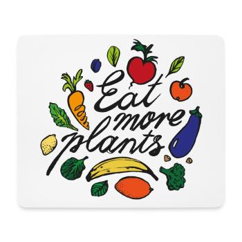 Eat more vegetables Colorful - Mouse Pad (horizontal) - white - Front