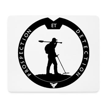 disc prospecting and detection - Mouse Pad (horizontal) - white - Front
