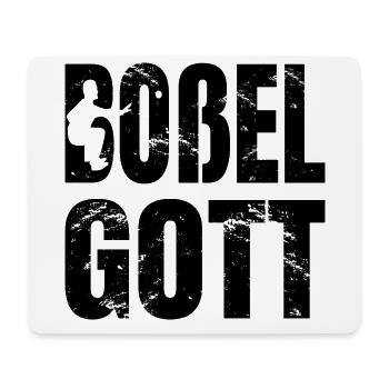 Boßelgott Boßeln Bossel Gott Spruch Geschenk - Mousepad (Querformat) - Weiß - Vorne