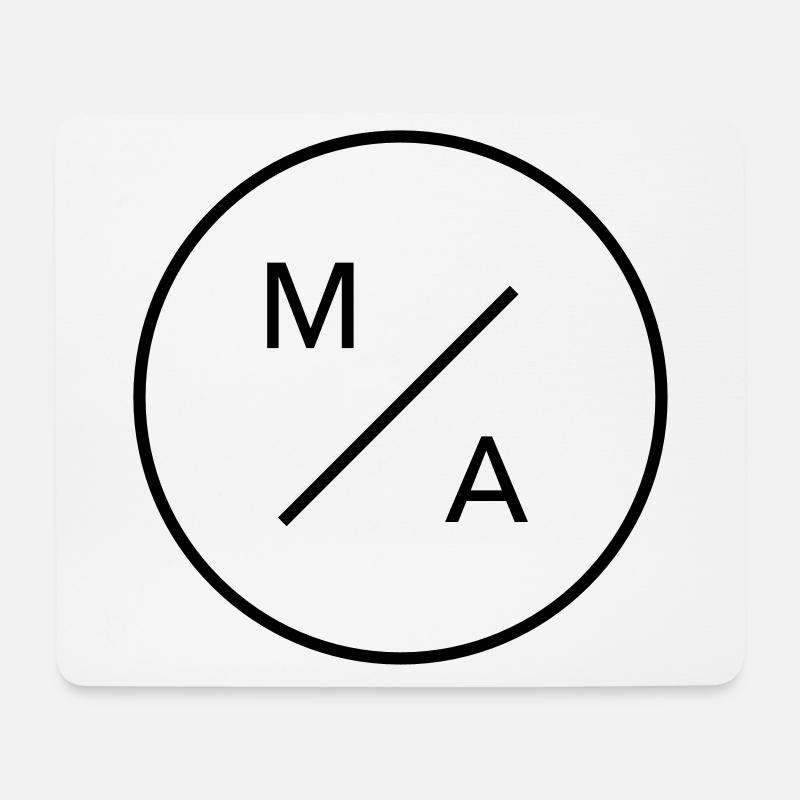 M / A - Mousepad (Querformat) - Weiß