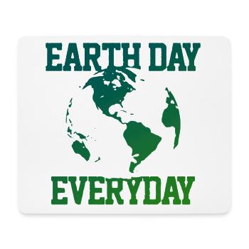 Jour de la terre bio t-shirt femmes cadeau de protection de l'environnement - Tapis de souris (format paysage) - blanc - Devant