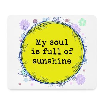 Happy soul - Mouse Pad (horizontal) - white - Front