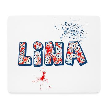 Lina E 260 - Mouse Pad (horizontal) - white - Front