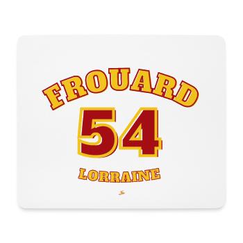 Frouard 54 - Tapis de souris (format paysage) - blanc - Devant