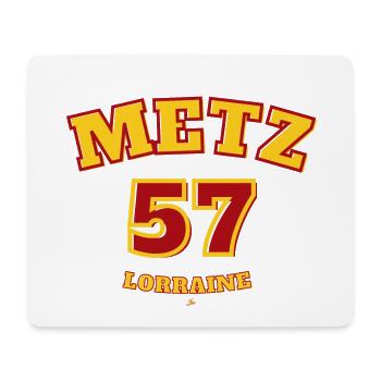Metz 57 - Tapis de souris (format paysage) - blanc - Devant