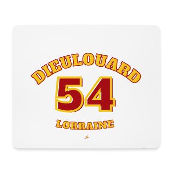 Dieulouard 54 - Tapis de souris (format paysage) - blanc - Devant