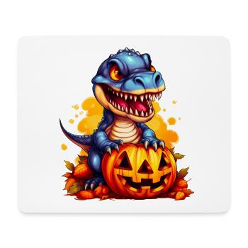 T-Rex d’Halloween - Tapis de souris (format paysage) - blanc - Devant