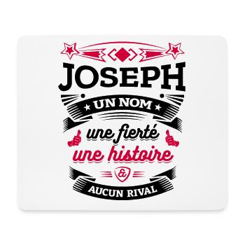 JOSEPH UN NOM UNE FIERTÉ AUCUN RIVAL - Tapis de souris (format paysage) - blanc - Devant
