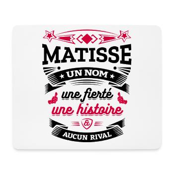 MATISSE UN NOM UNE FIERTÉ AUCUN RIVAL - Tapis de souris (format paysage) - blanc - Devant