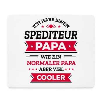 SPEDITEUR PAPA GEBURTSTAG WEIHNACHTEN VATERTAG - Mousepad (Querformat) - Weiß - Vorne
