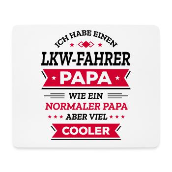 LKW-FAHRER PAPA: GEBURTSTAG WEIHNACHTEN VATERTAG - Mousepad (Querformat) - Weiß - Vorne