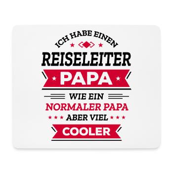 REISELEITERPAPA: GEBURTSTAG WEIHNACHTEN VATERTAG - Mousepad (Querformat) - Weiß - Vorne