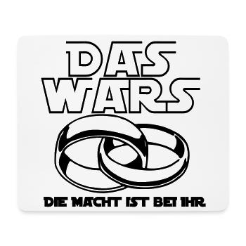 Junggesellenabschied ,JGA - das wars .(25) - Mousepad (Querformat) - Weiß - Vorne