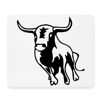 Stier,Torero,Bulle,Matador, - Mousepad (Querformat) - Weiß - Vorne
