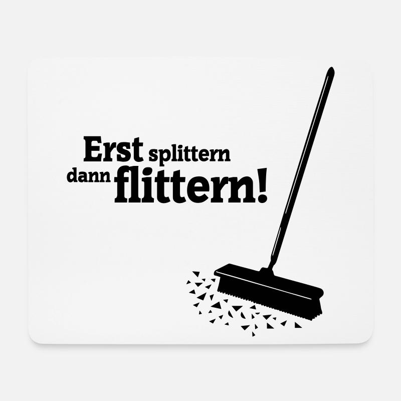 Polterabend - Mousepad (Querformat) - Weiß