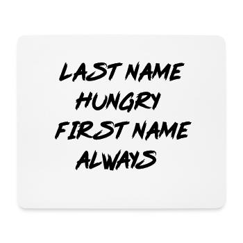 Essen Hunger Lustig - Mousepad (Querformat) - Weiß - Vorne