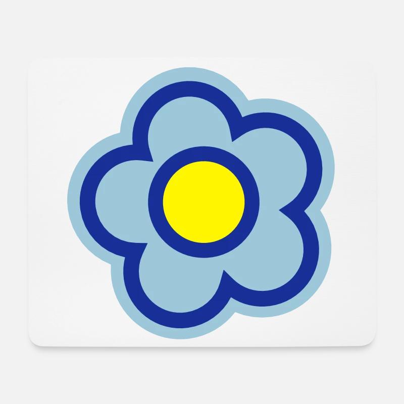 flower, spring, summer - Mouse Pad (horizontal) - white