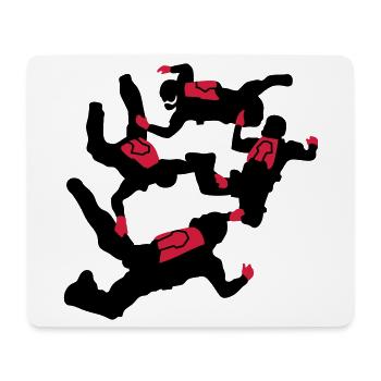skydive - Mouse Pad (horizontal) - white - Front